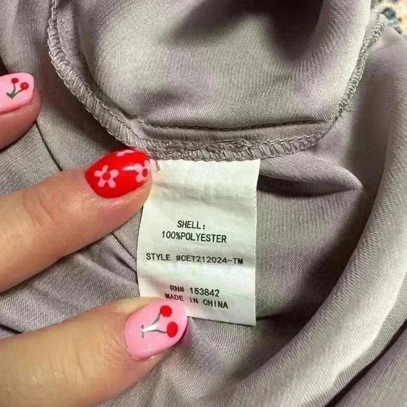 Anthropologie MELLODAY Women Purple Long Sleeve Blouse Medium - Picture 6 of 6